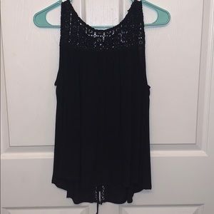 Black tank top